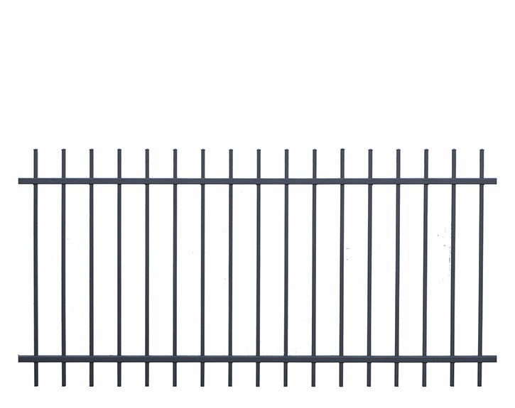 Deutsche Zauntechnik Schmuckzaun Residenz select ZÜRICH+ - Metallzaun / Vorgartenzaun - anthrazit - 191 x 117,1 cm
