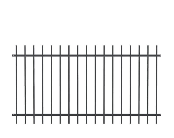 Deutsche Zauntechnik Schmuckzaun Residenz select BRIENZ+ - Metallzaun - anthrazit - 135 x 176,5 cm
