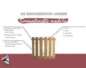 Karibu Gartensauna Banda 1 + 9kW Saunaofen + externe Steuerung + Zubehörset - 38mm Saunahaus - Pultdach - Energiespartür - natur