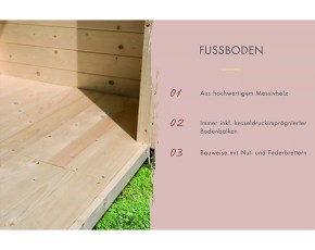 Karibu Fasshaus 2 Asymmetrisch + 9kW Bio-Kombiofen + externe Steuerung - 38mm Saunahaus - Tonnendach - natur