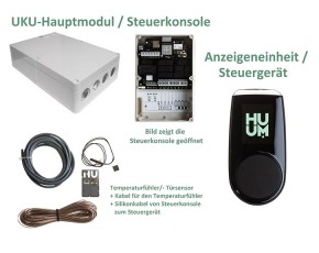 Karibu 9kW Bio-Kombiofen + Steuerung UKU WIFI + 18kg Diabas-Steinen